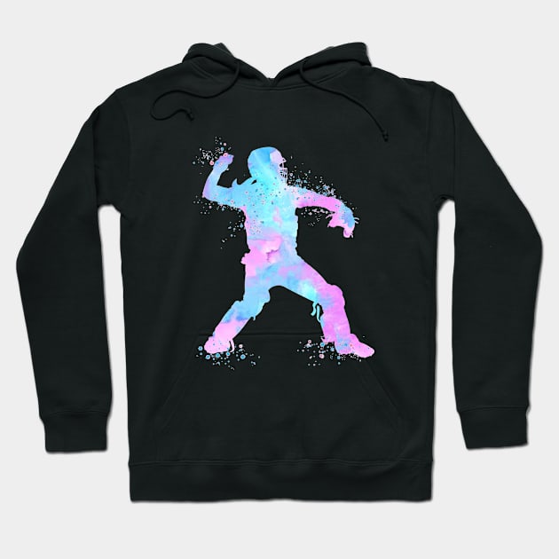 Girl Softball Catcher Player Sport Gift Hoodie by LotusGifts